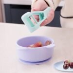 Grape and Cherry Tomato Cutter with Spring-Loaded Handle for Quartering Small Fruit Quickly - Image 2