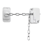 Adjustable Window Lock with Chain Without Drilling – 3 Pcs.