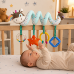 Spiral Activity Toy for Baby with Rattles - Image 2