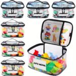 6 Pcs. Toy Storage Bags with Name Tag
