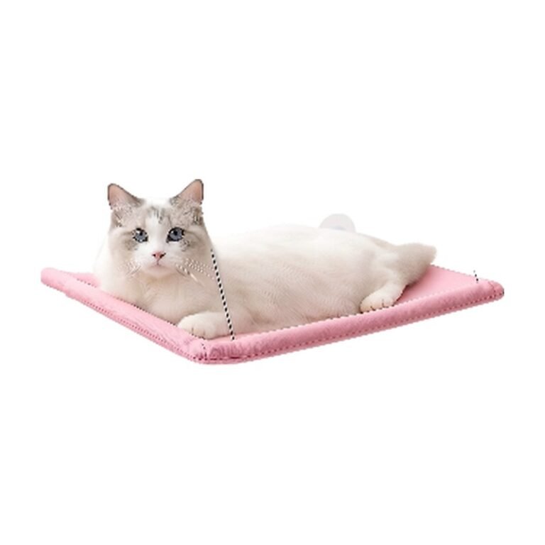 Cat Hammock for Window in Pink, Blue, Beige and Black with Soft Resting Place and Suspension with Suction Cups