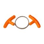 Ergonomic Wire Saw with Comfortable Grips and Compact Design for Cutting Wood and Branches Outdoors