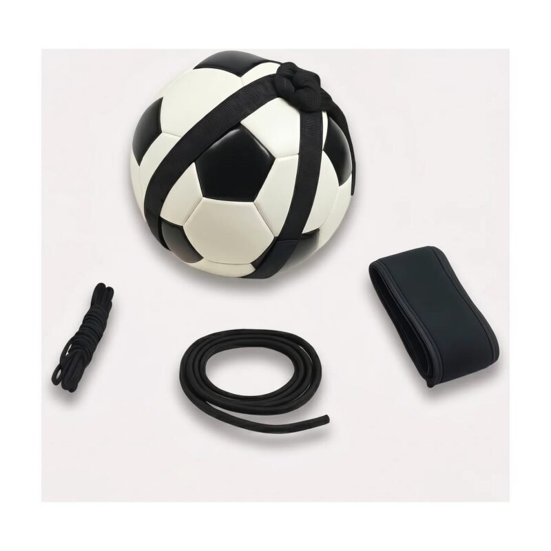 Football Training Elastic for Technical Training, Repetitive Exercises and Better Ball Control in Individual Training