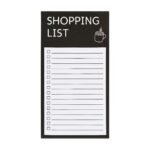 Shopping List Checklist with Checkboxes for Clear and Organised Shopping Planning
