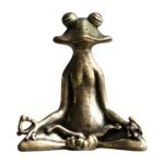 Metal Incense Holder – Frog in Meditation Position for Relaxation and Decorative Atmosphere in the Home