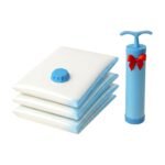 Vacuum Bags for Clothes - 3 Pcs for Compression and Space-Saving Storage with Hand Pump