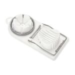 Egg Slicer for Hard-Boiled Eggs with Slices and Wedges for Uniform and Practical Cutting in Everyday Life